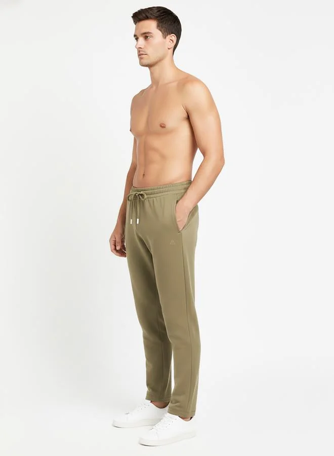 Clans&Hans Men Brown Regular Fit Solid Track Pants